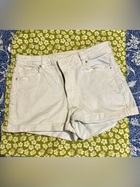 American Eagle Outfitters White Denim Shorts
